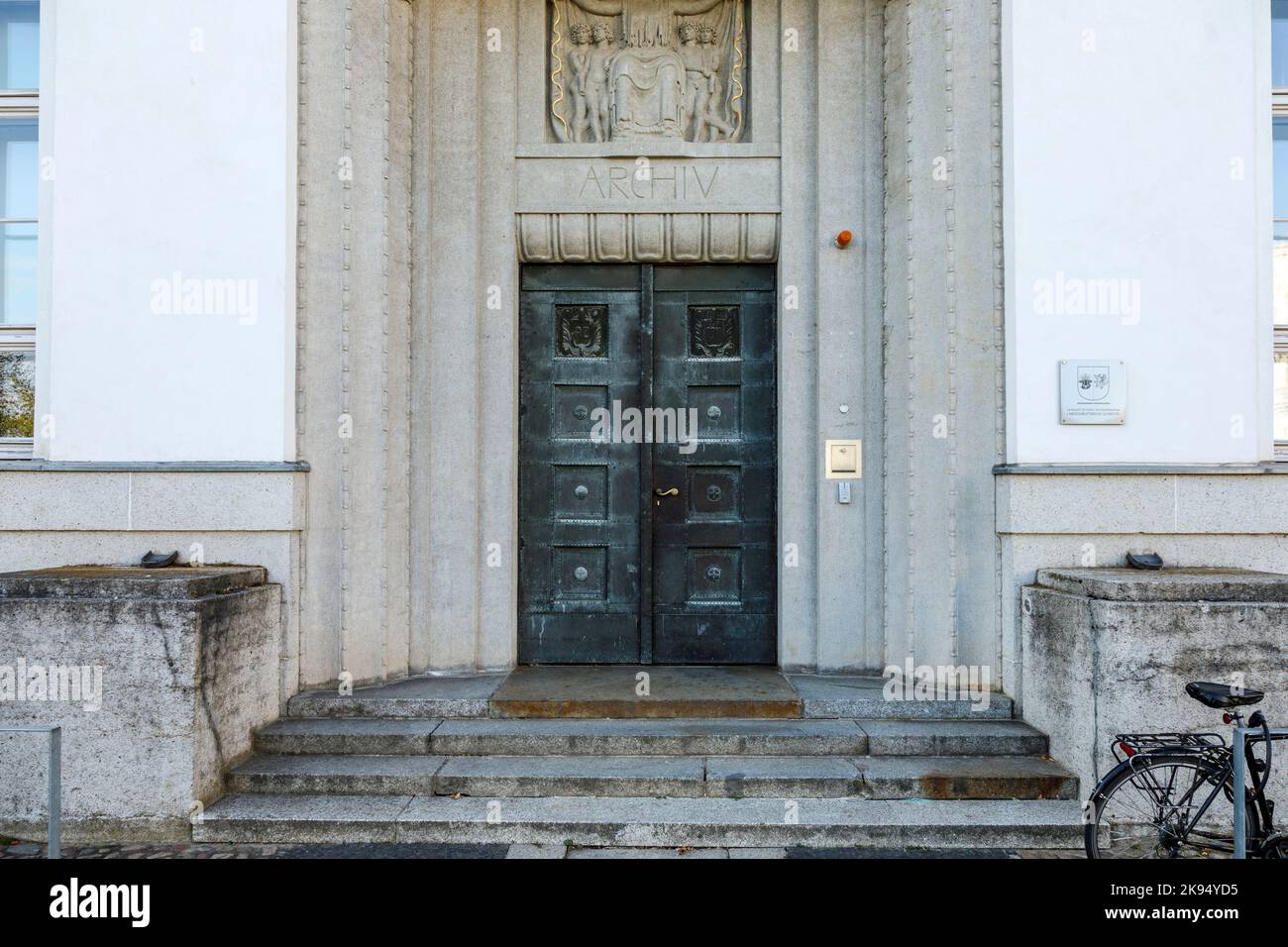 Staatsbüro für Kultur und Denkmalschutz, Staatliches Hauptarchiv Schwerin Stockfoto