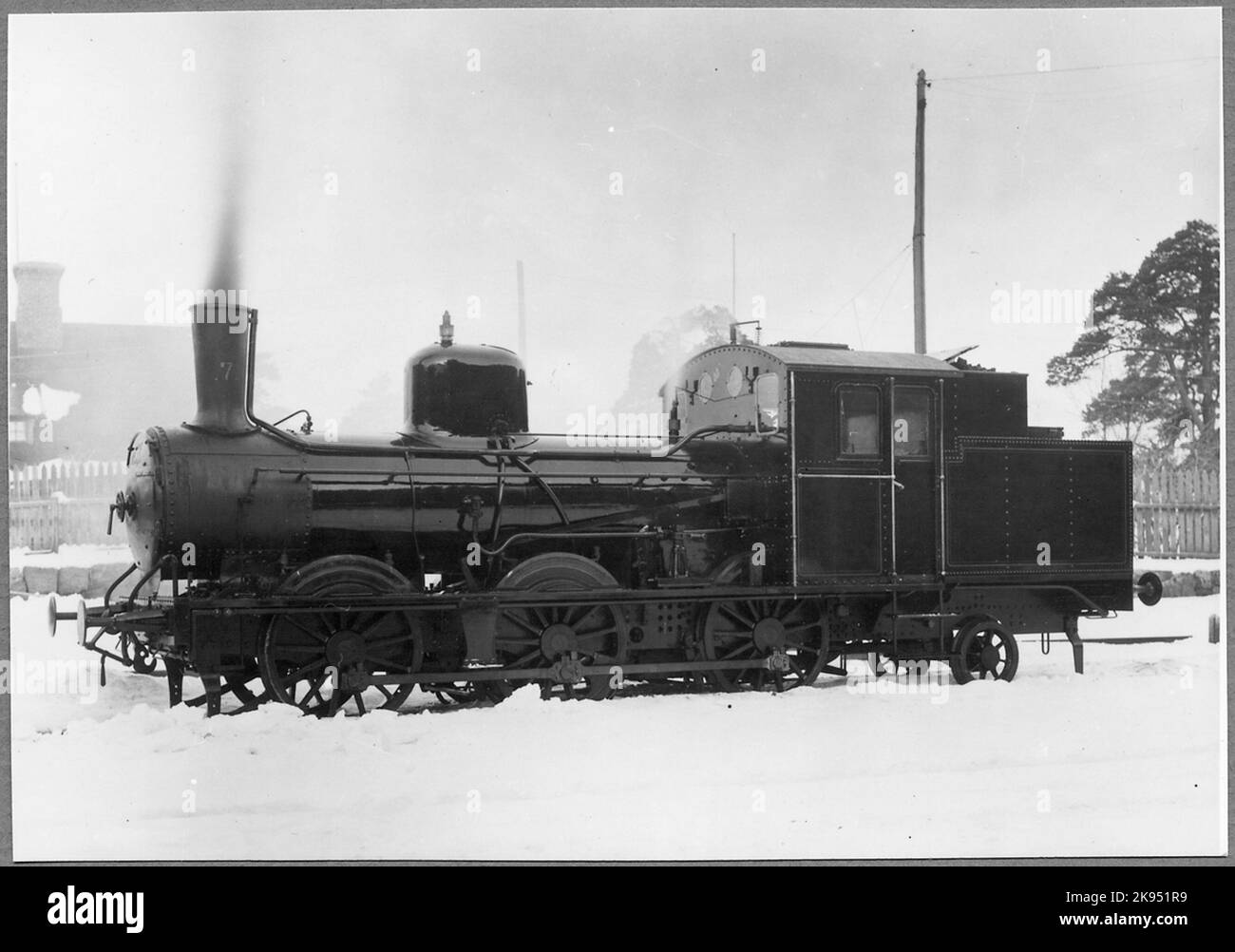 Landskrona & Helsingborgs Railways, L & HJ LOK 7 'Billeberga'. Stockfoto