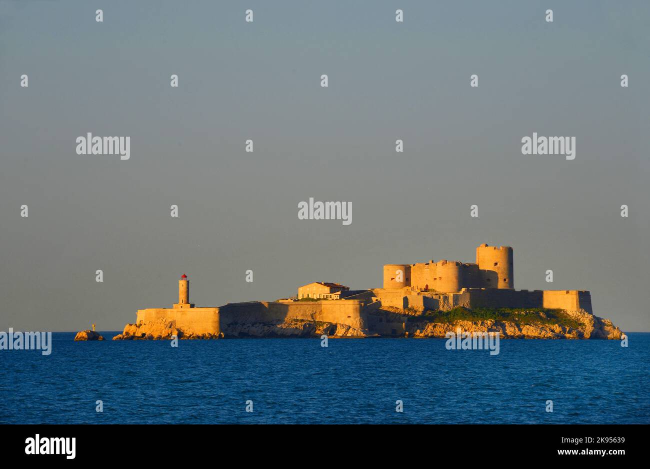 Festung Château d’If , Frankreich, Bouches du Rhone, Marseille, Frioul-Inseln Stockfoto