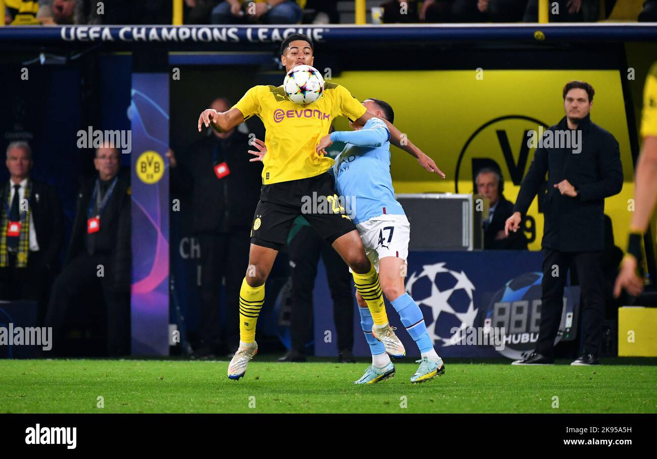 UEFA Champions League, Signal Iduna Park Dortmund, Bor. Dortmund vs Manchester City; Stockfoto