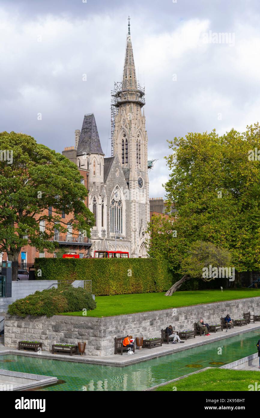 Irland Irland Irland Irland Dublin Parnell Square North Abbey Presbyterian Church gegründet 1864 von Alexander Findlater Design Andrew Heiton Gothic Findlater's Church Stockfoto