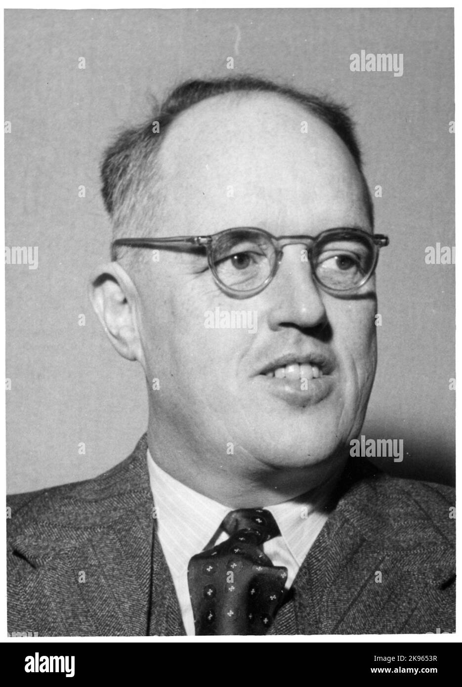 Wilhelm Scherman, Stadtratsdirektor beim Verkehrsamt des Bahnrats. Stockfoto