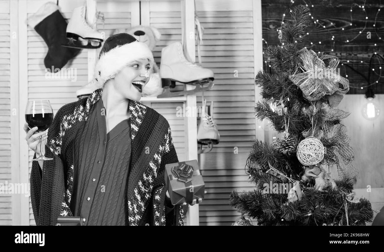 Kariertes weihnachten Schwarzweiß-Stockfotos und -bilder - Alamy