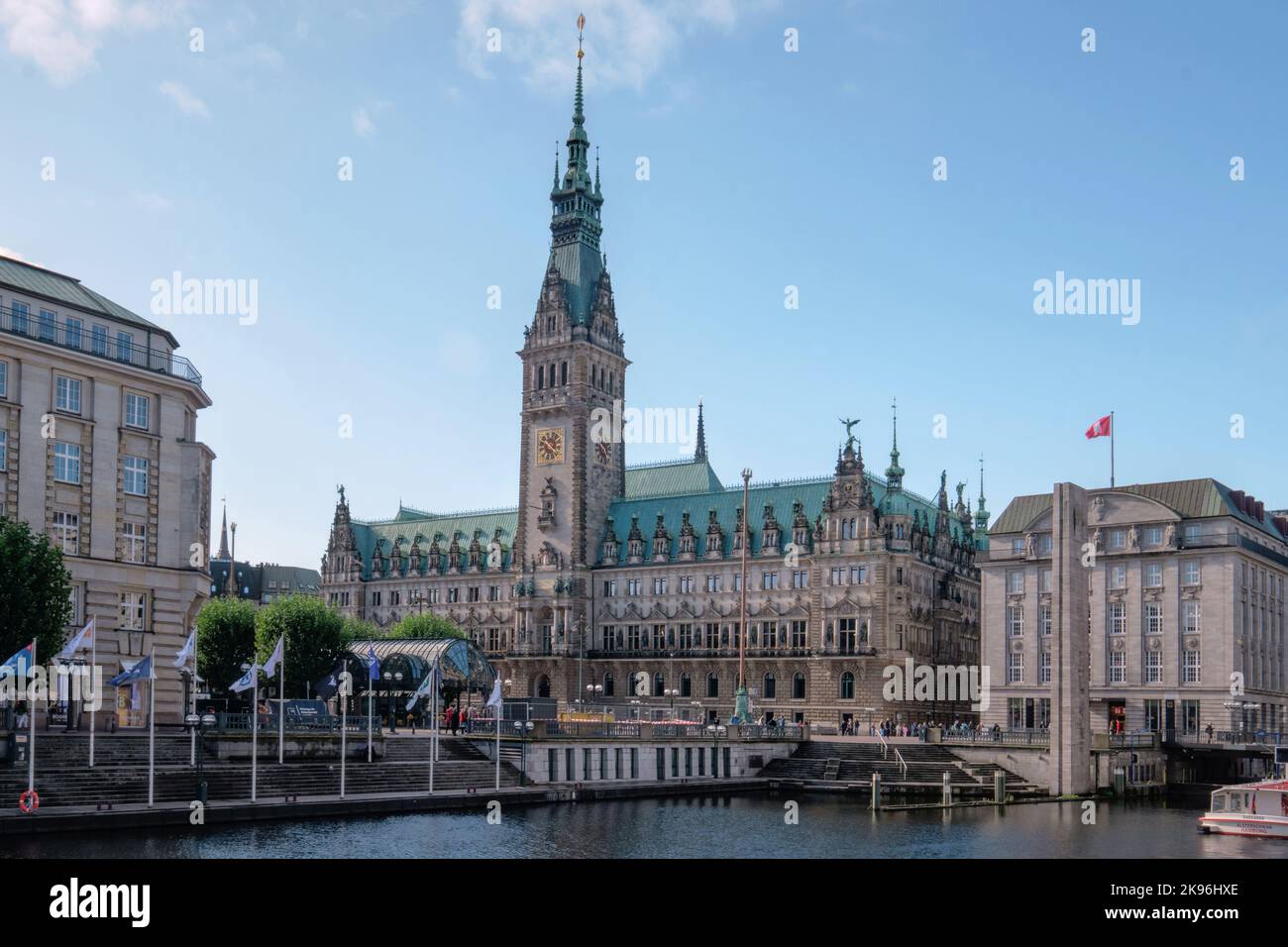 Hamburg, Deutschland 2022. September Schöner Blick auf das berühmte