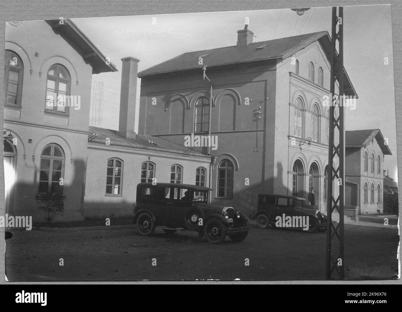 Bahnhof Höör. Stockfoto