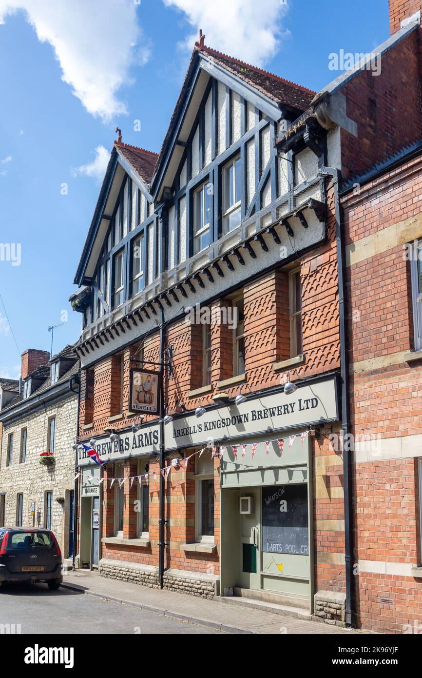 The Brewers Arms, Cricklade Street, Cirencester, Gloucestershire, England, Vereinigtes Königreich Stockfoto