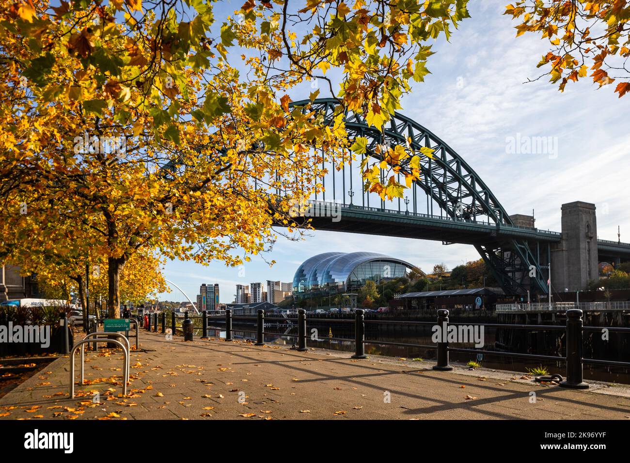 River Tyne Autumnal Stockfoto