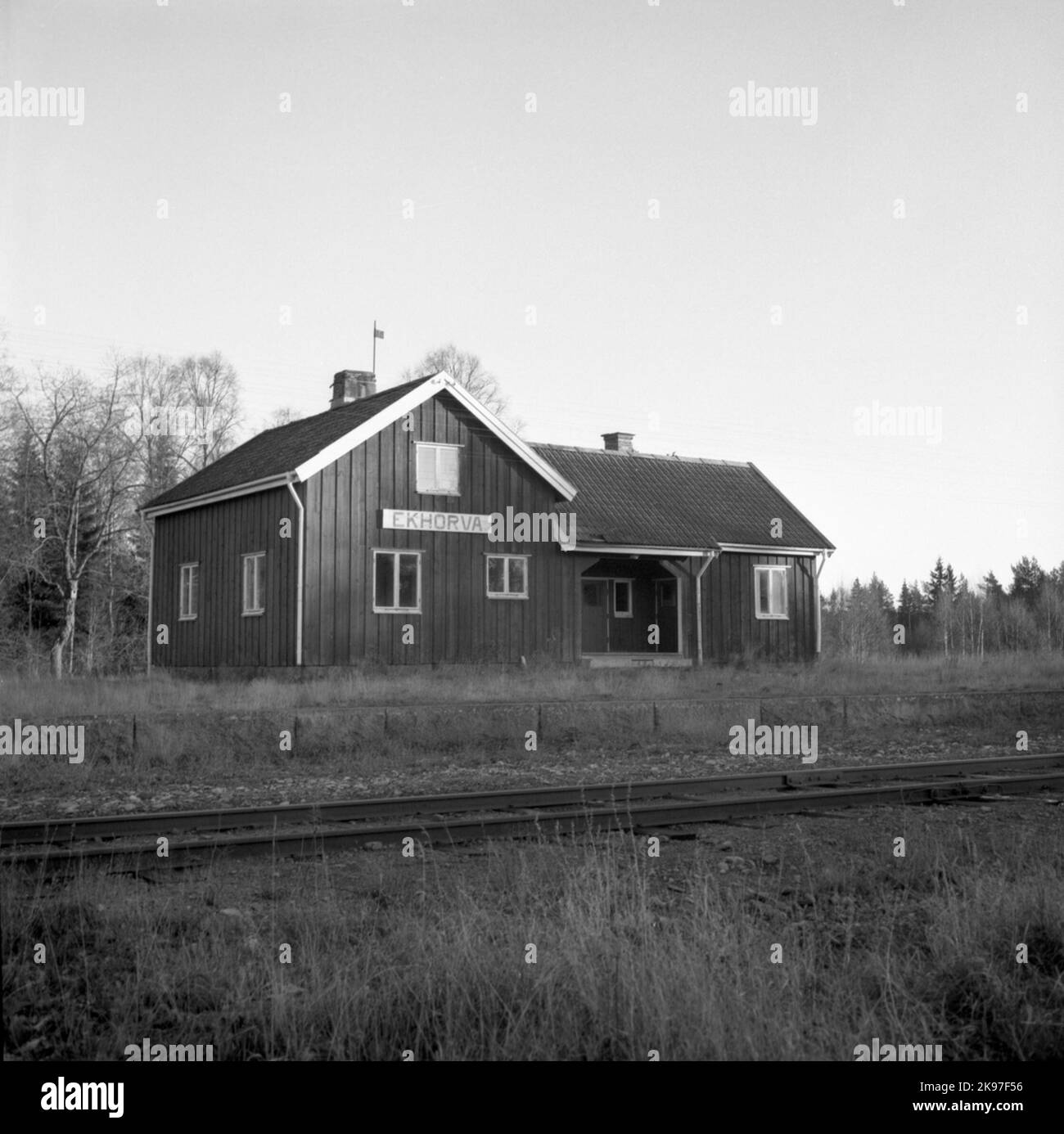 Bahnhof Ekhorva Stockfoto