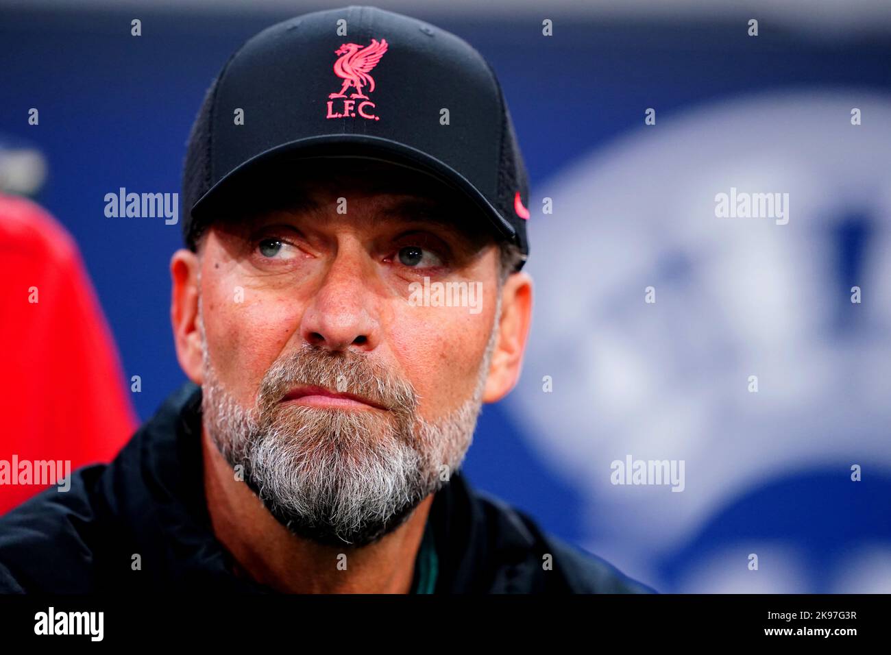 Liverpool-Manager Jürgen Klopp vor dem UEFA Champions League-Spiel A in der Johan Cruyff Arena in Amsterdam, Niederlande. Bilddatum: Mittwoch, 26. Oktober 2022. Stockfoto