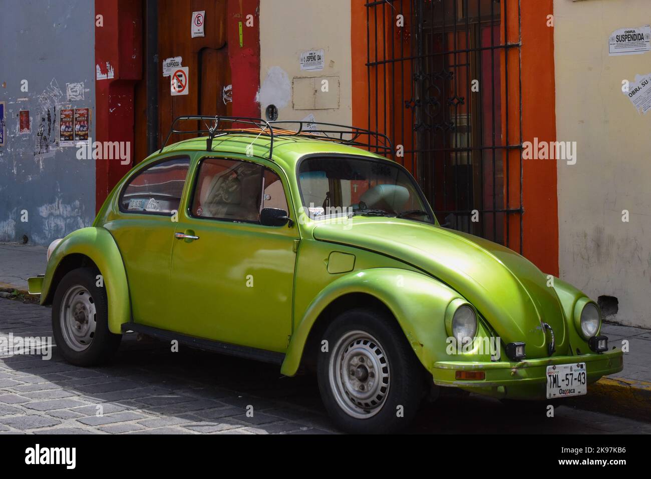Volkswagen Beetle, Oaxaca Mexiko Stockfoto