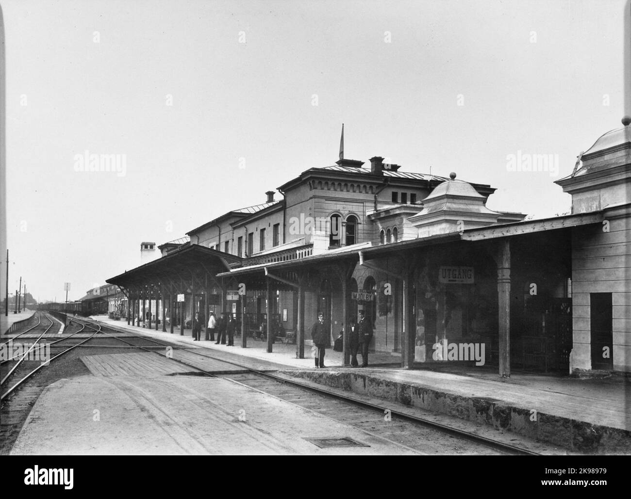 Bahnhof Norrköping Stockfoto