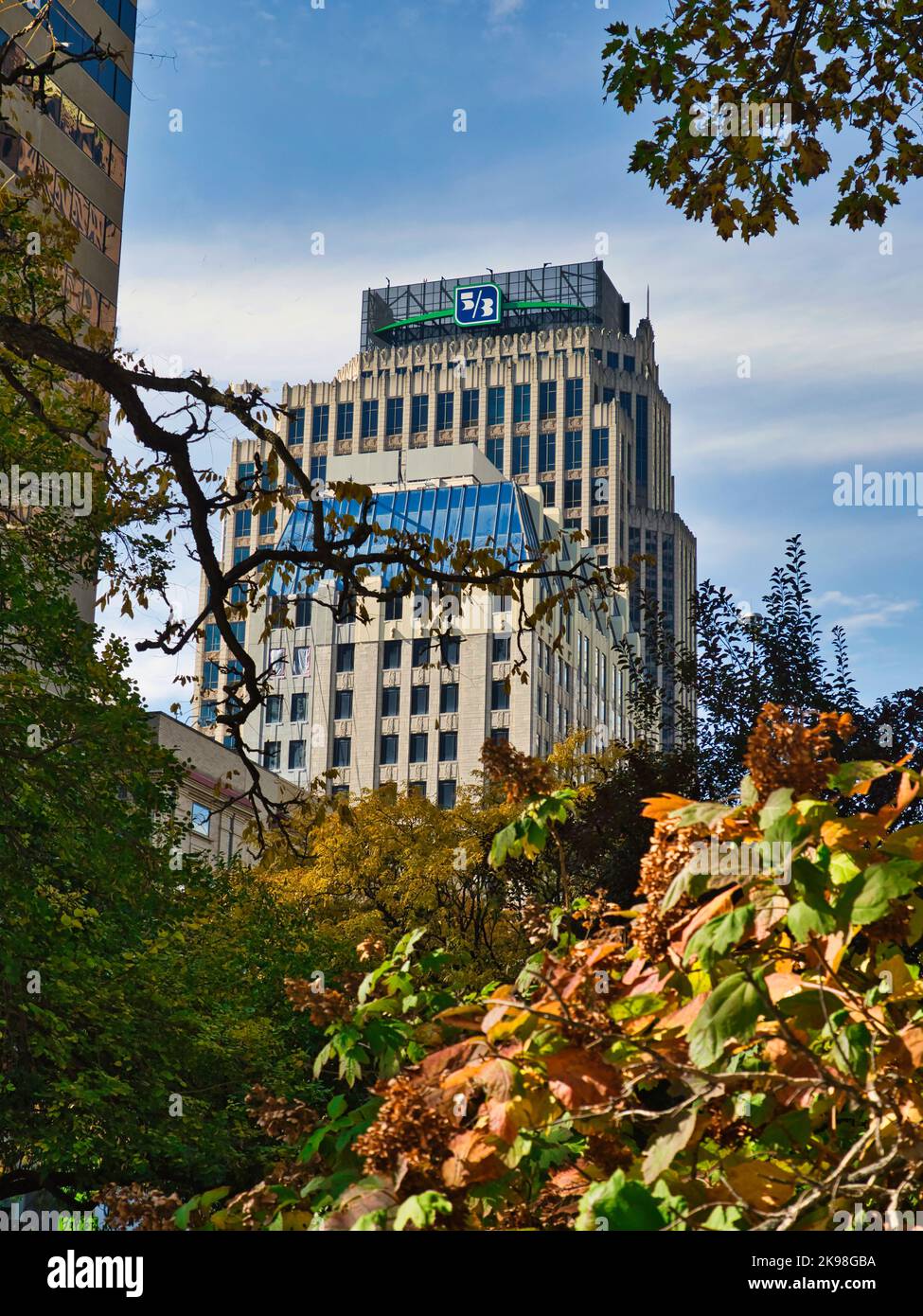 Fünftes Gebäude der dritten Bank Columbus Ohio Downtown USA Stockfoto Fünftes Gebäude der dritten Bank Columbus Ohio Downtown USA Stockfoto