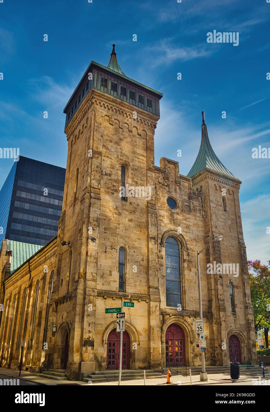 Central Presyterian Church, Columbus, Ohio, USA 2022 Stockfoto