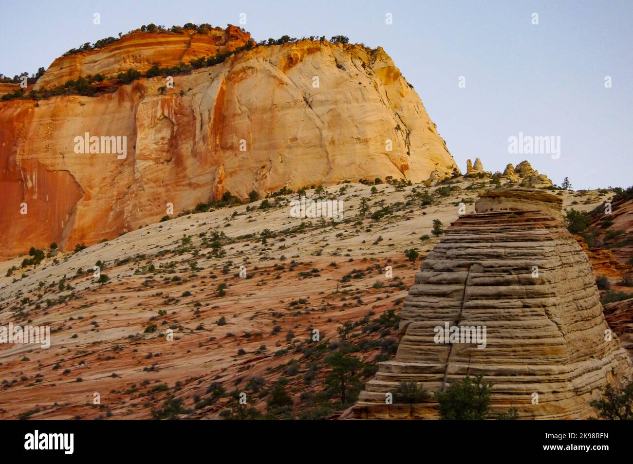 Beehive Rock im Zion National Park, Utah Stockfoto