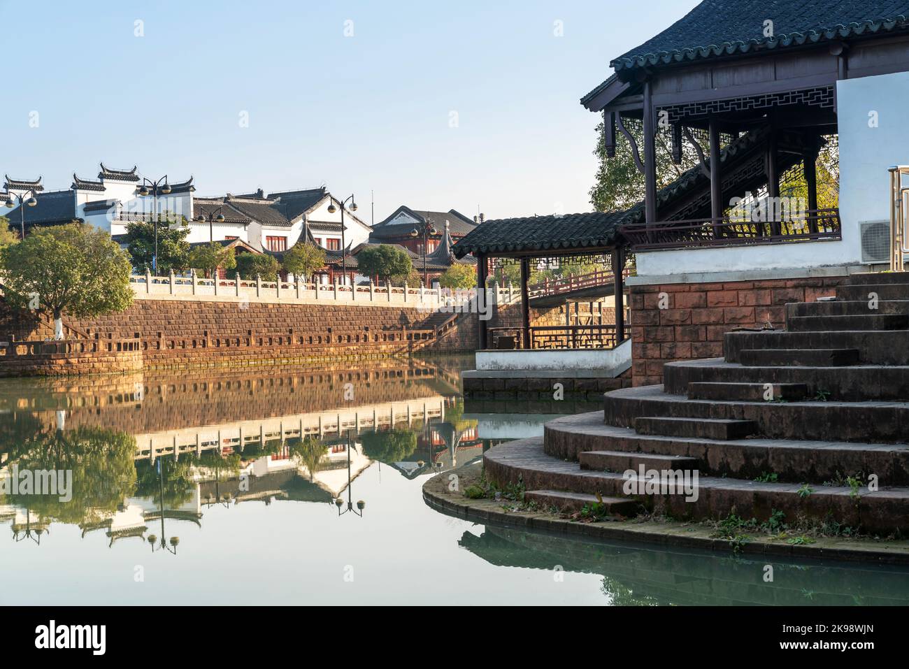 Ein traditioneller Garten im Jiangnan-Stil Stockfoto