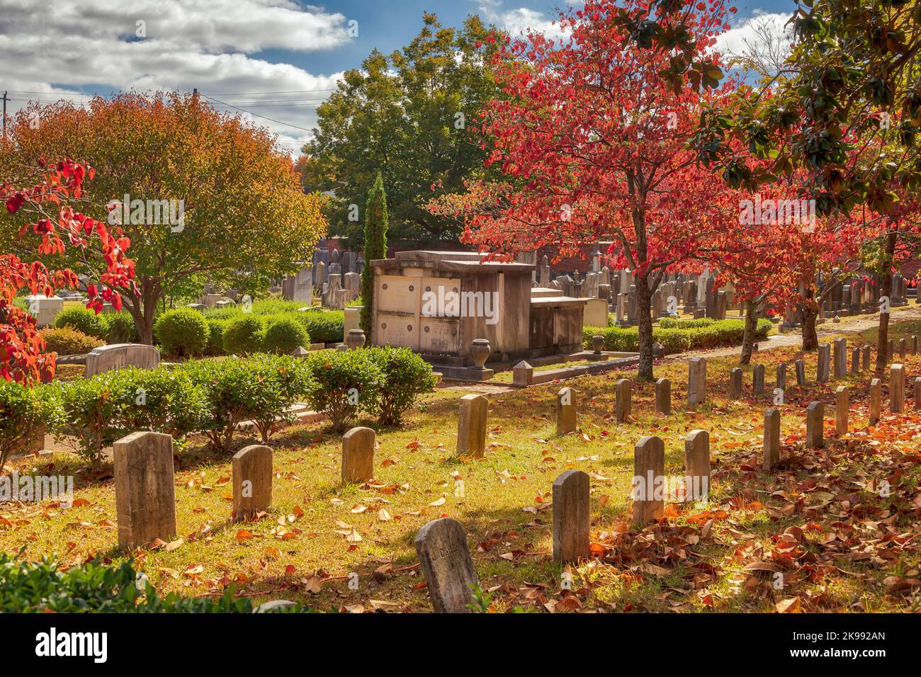 Oakland Cemetery Stockfoto