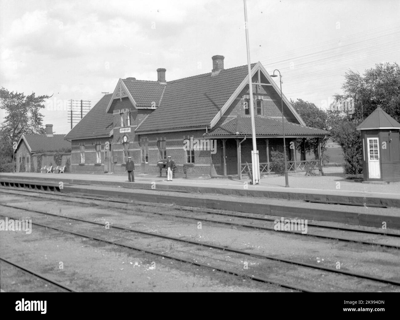 Der Bahnhof Stockfoto