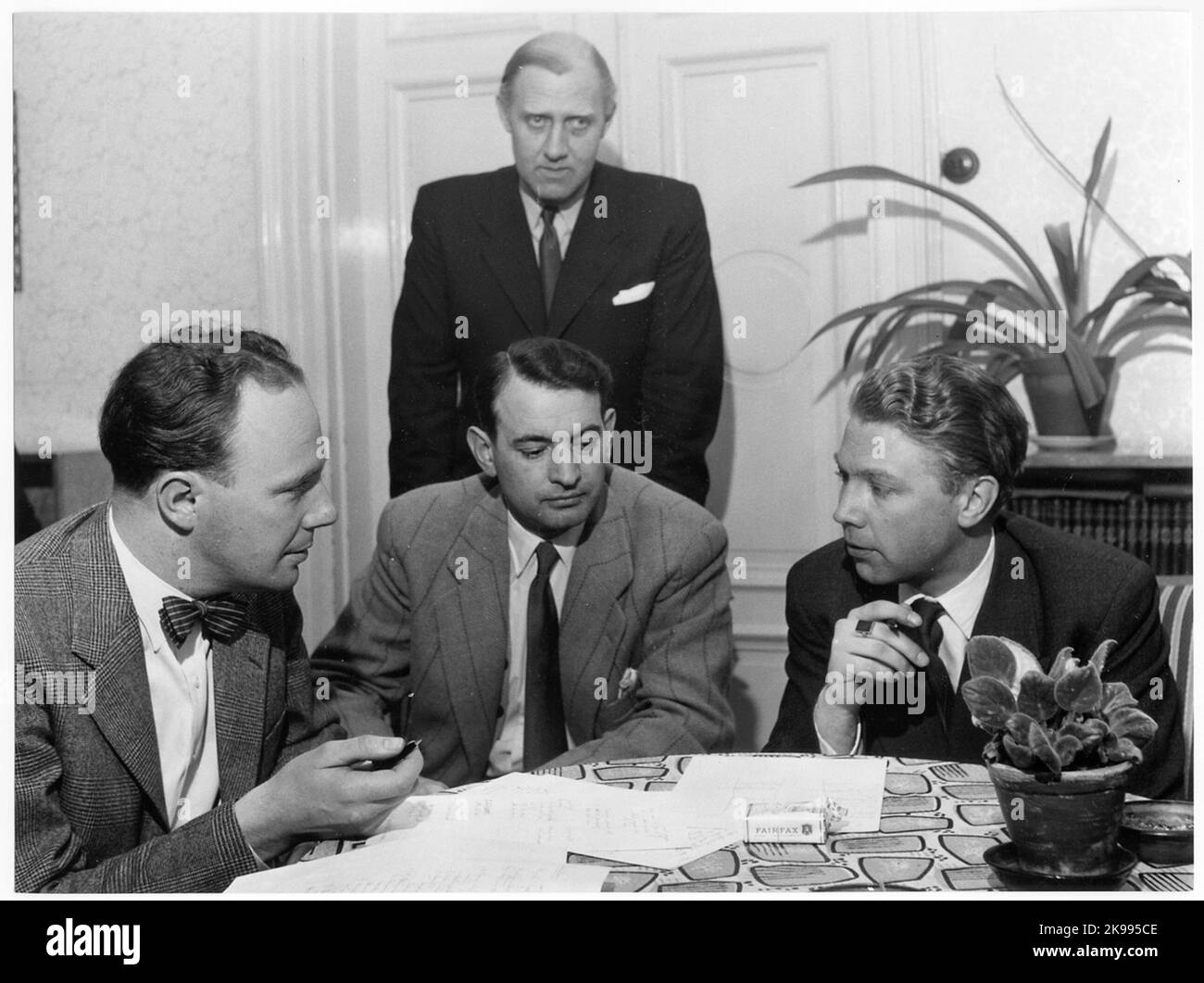 Das Semester wurde unter dem Verkehrsrat am 23-24. April 1955 in Fredensborg durchgeführt. Stockfoto