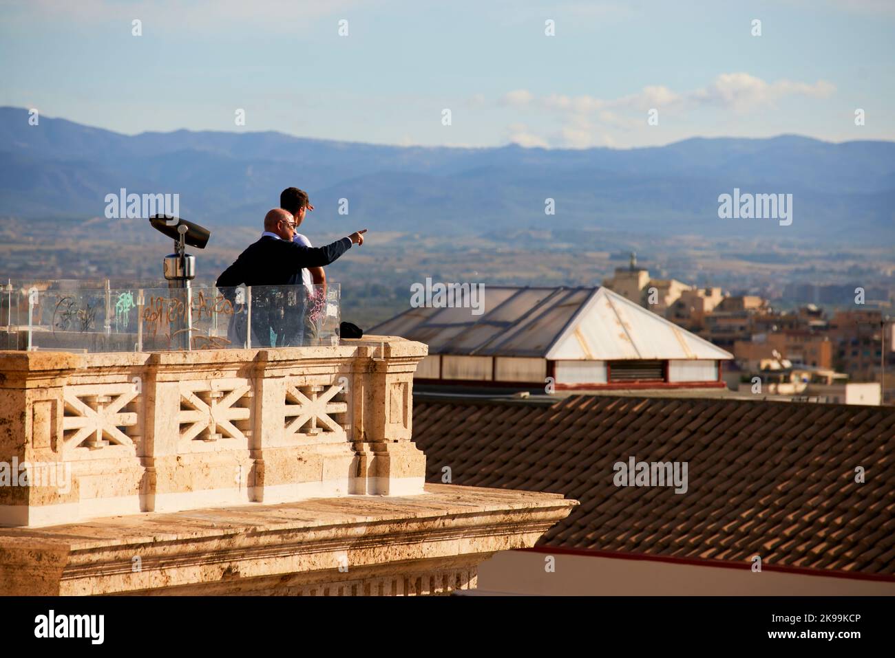 Hafenstadt Cagliari Hauptstadt der italienischen Mittelmeerinsel Sardinien. Piazzetta David Herbert Lawrence Stadtplatz Stockfoto