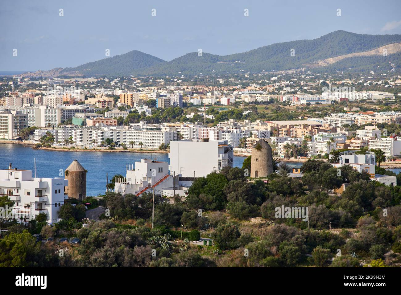 Hafenstadt Ibiza Balearen, Spanien Mittelmeer, Stockfoto