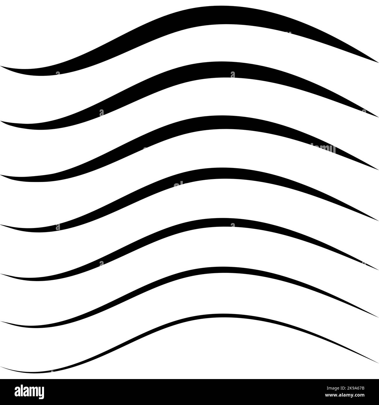 Swoosh Curve line Arc Smooth Bend Stripe Swoosh Logo Element Stock Vektor