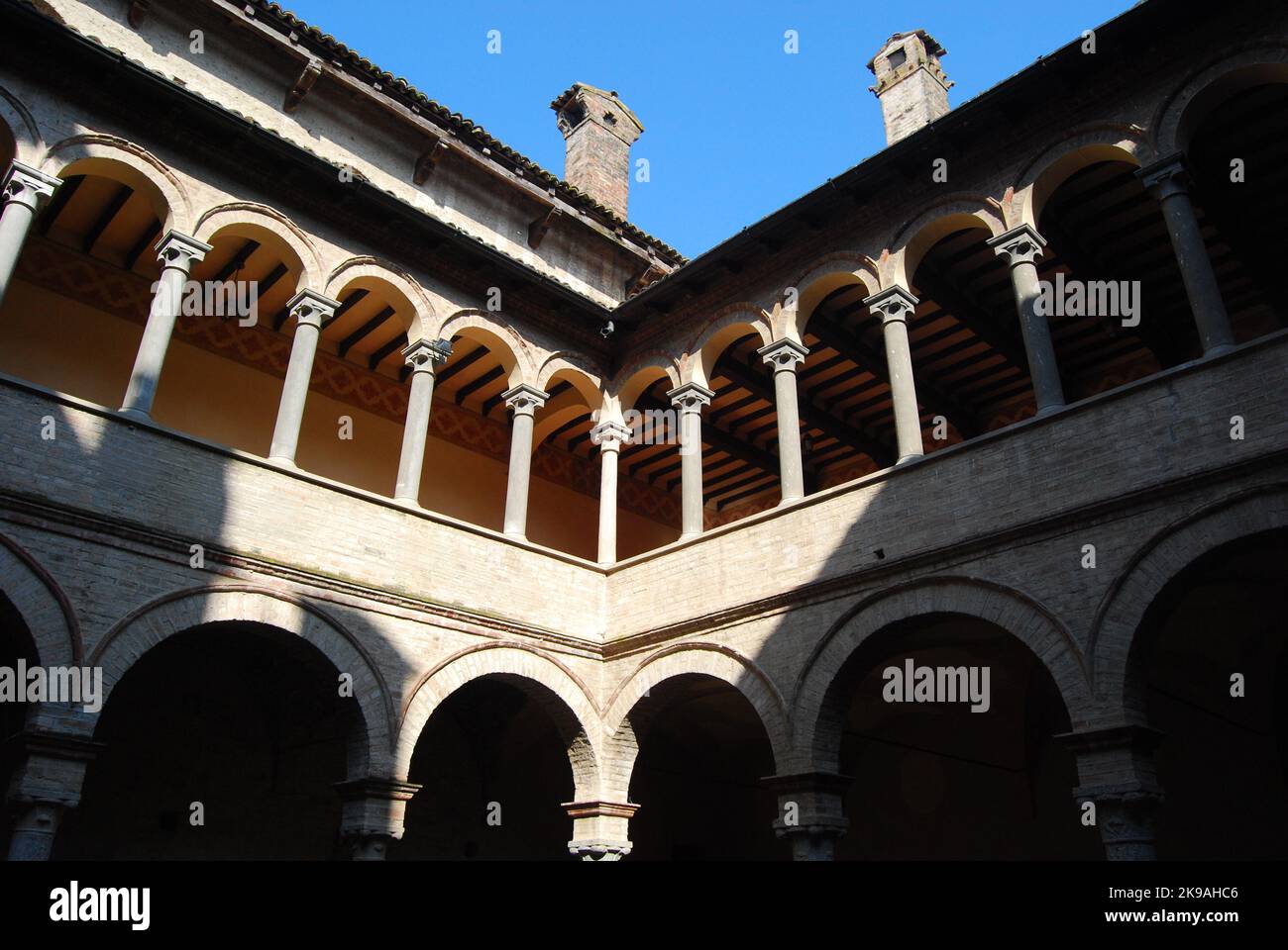 Chiostro di San Damiano Stockfoto