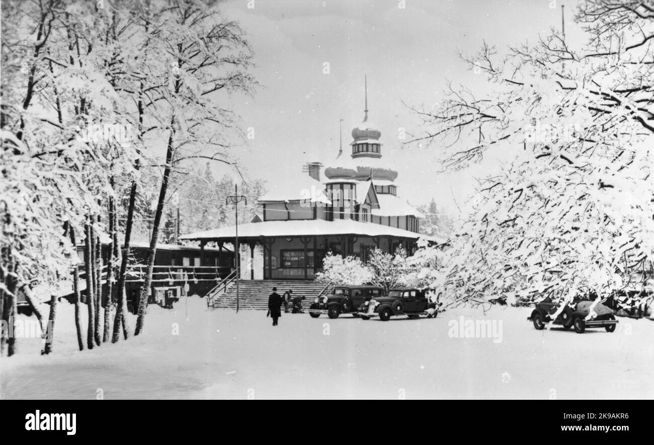 Bahnhof Saltsjöbaden. Stockfoto