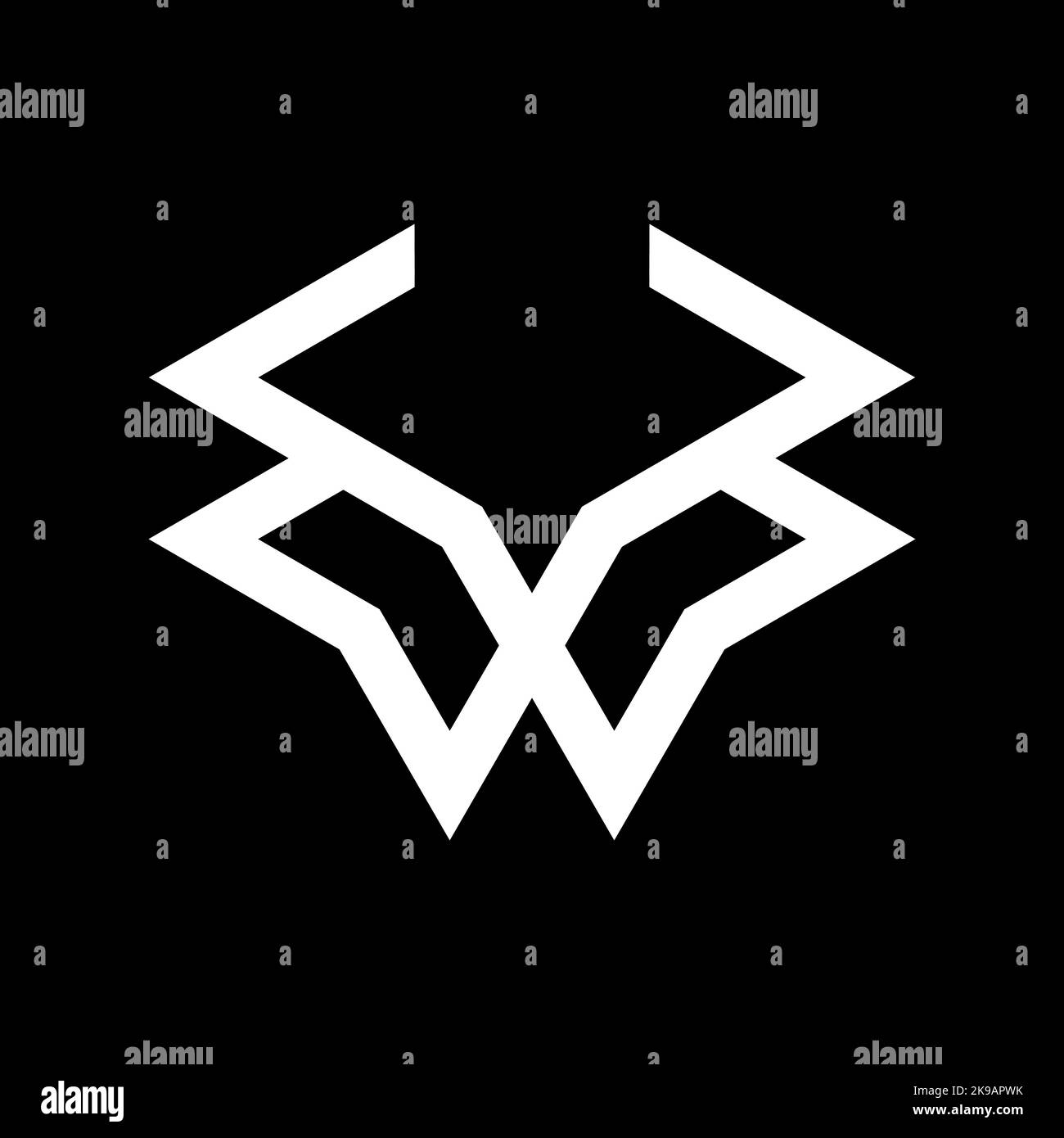 Schriftzug mit Logo. Branding-Identität Corporate Vektor mit Symbol und Logo. Stock Vektor