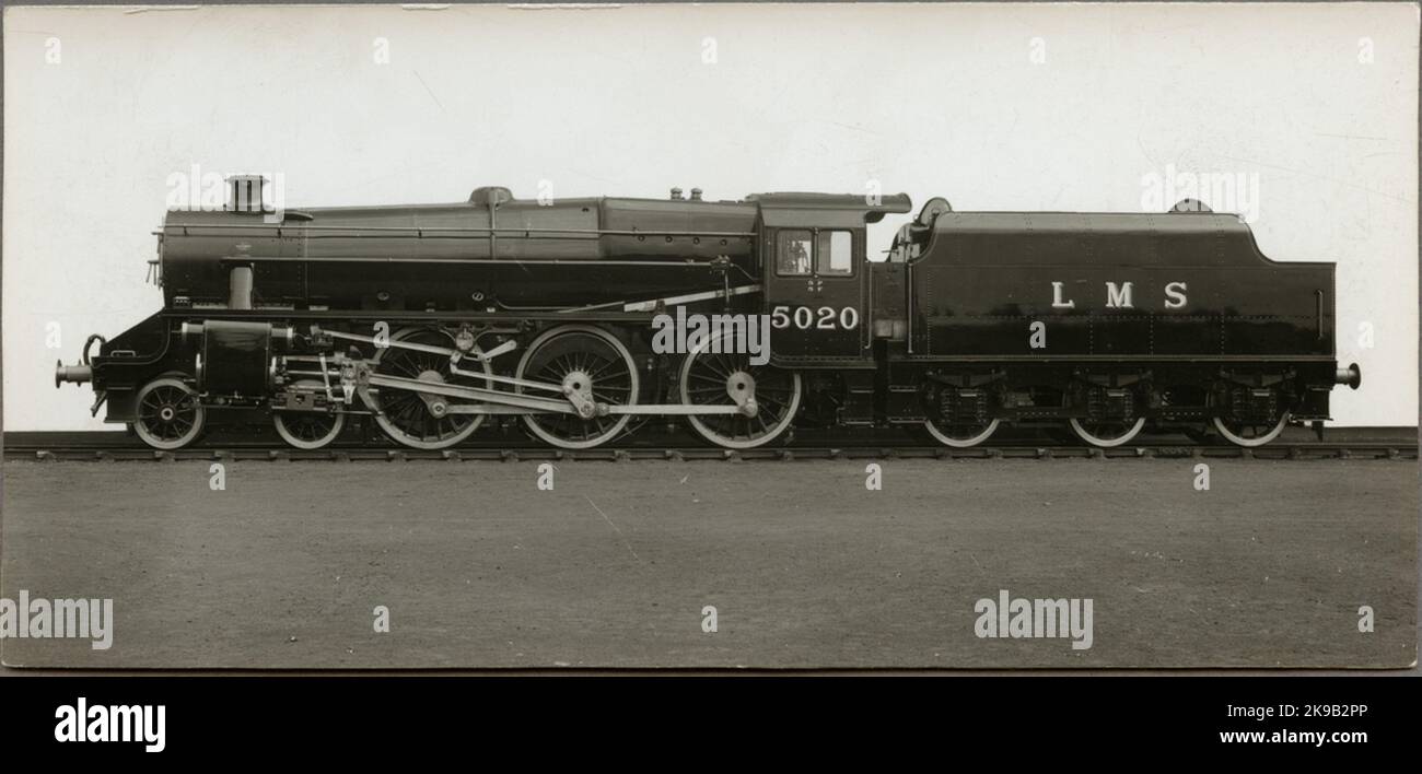 London Midland Scottish Railway, LMS 5p5f 5020. Stockfoto