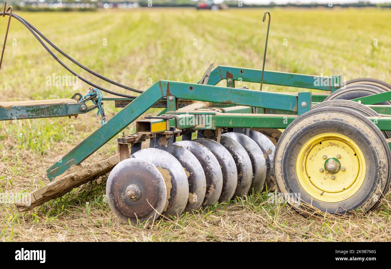 Detail der landwirtschaftlichen Ausrüstung Stockfoto