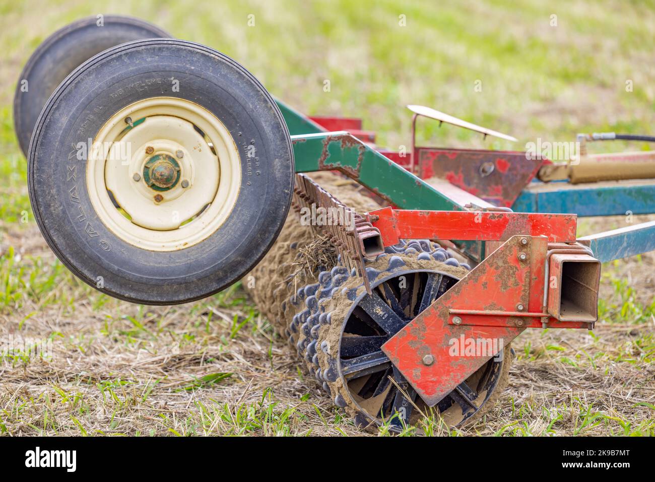 Detail der landwirtschaftlichen Ausrüstung Stockfoto