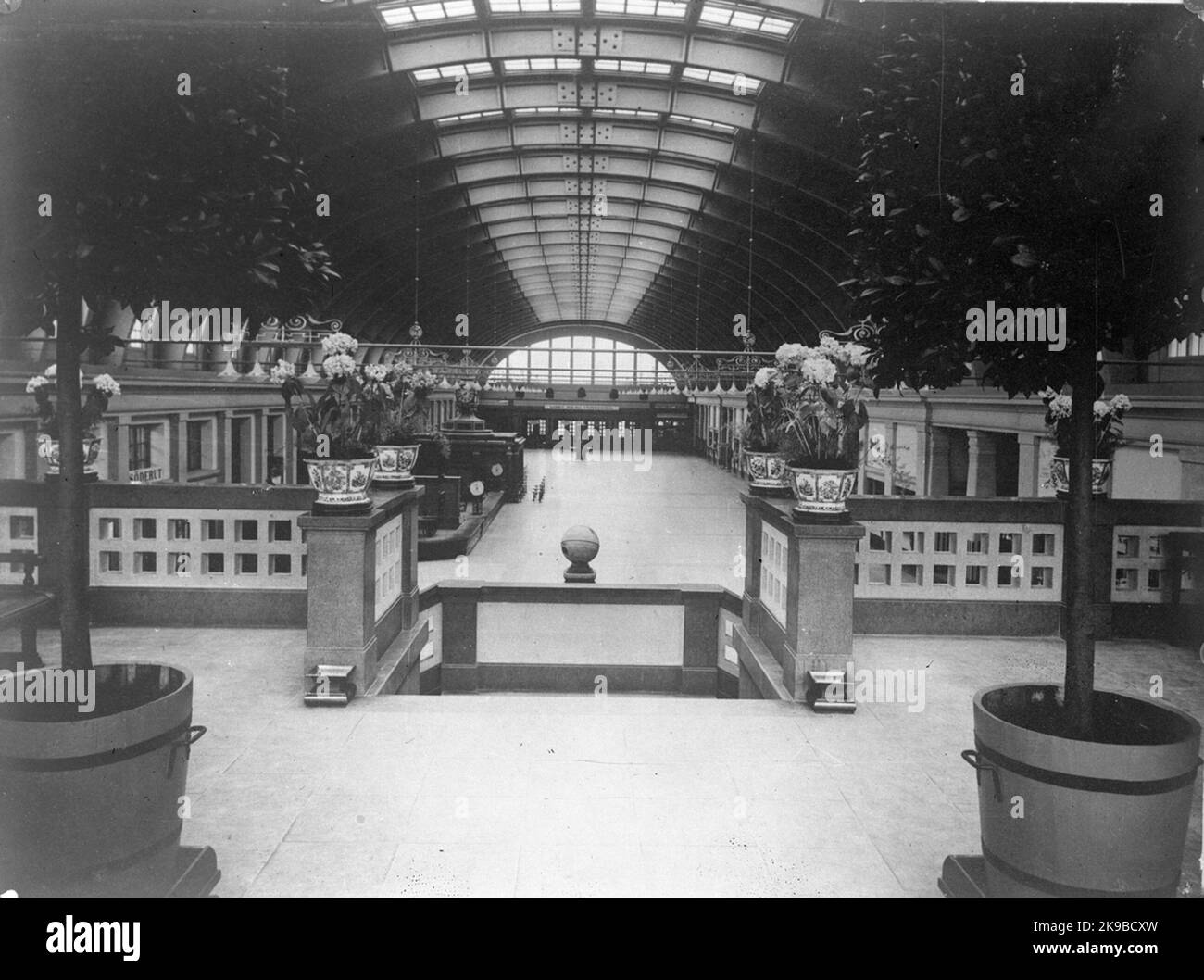 Der Vorraum von der Terrasse Stockfoto