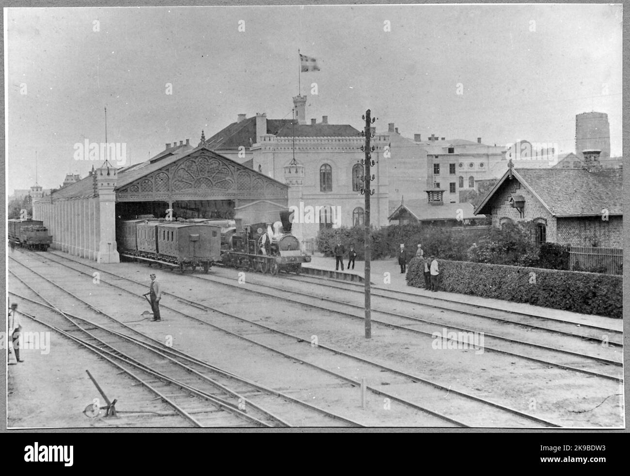 Helsingborg Bahnhof. Stockfoto