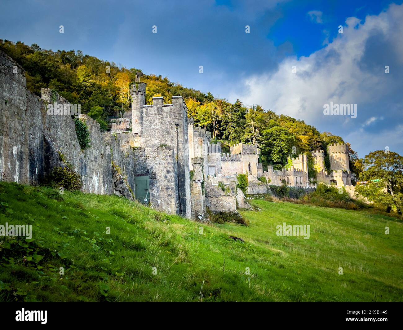 Gwrych Castle, Wales Stockfoto