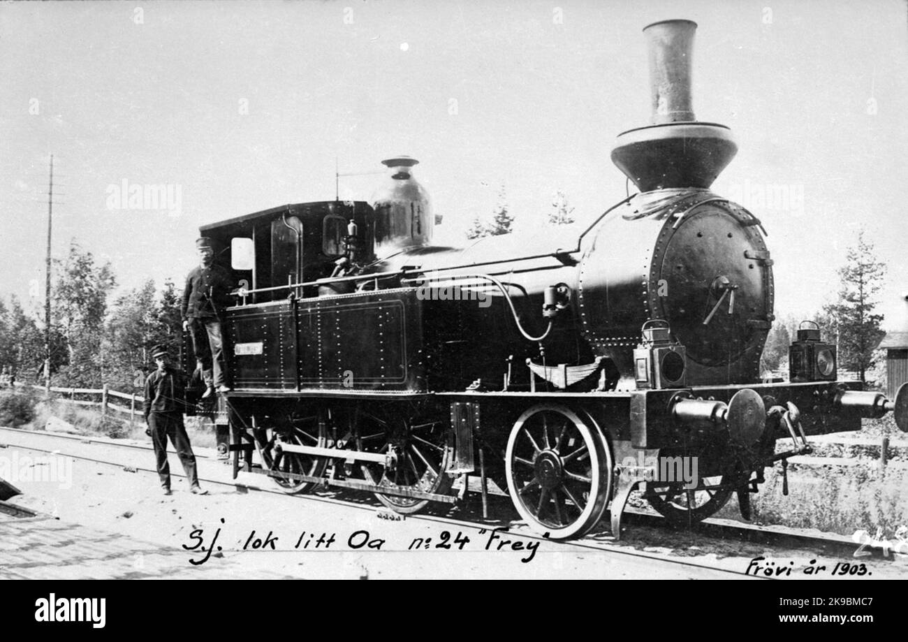State Railways, Sj Oa 24 'Frej Stockfoto