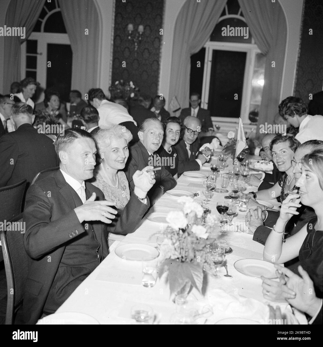 Internationaler Eisenbahnverband (UIC) kongress - 1960 Stockfoto