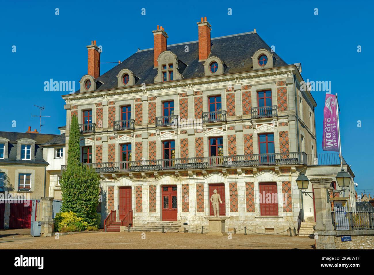 La Maison de la Magie Robert-Houdin, das Haus der Magie in Blois, Abteilung Loir-et-Cher in Centre-Val de Loire, Frankreich. Stockfoto
