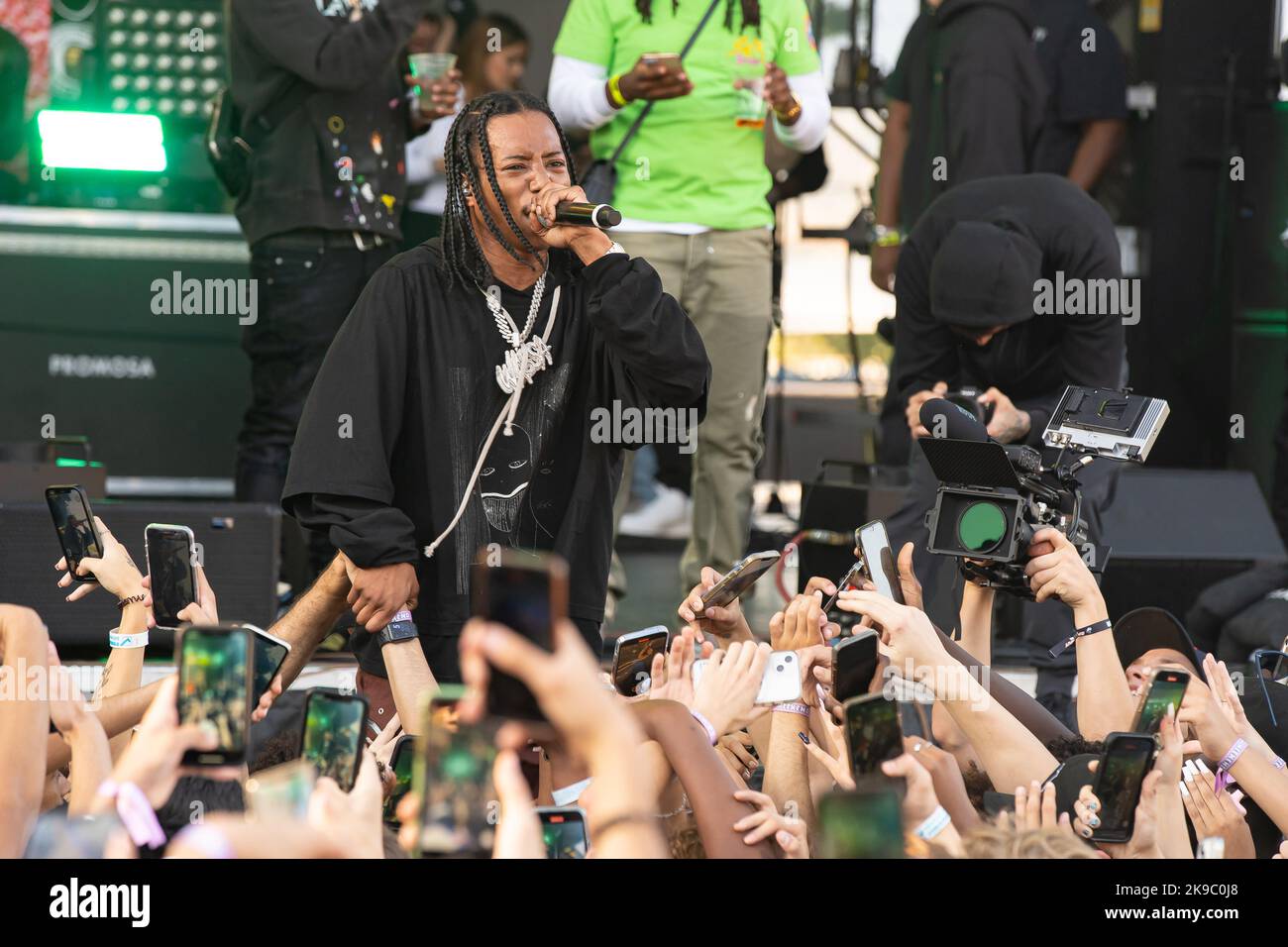 Rapper Pressa beim Breakout Festival - Tag 2 @ PNE Amphitheater - September 18. 2022 Stockfoto