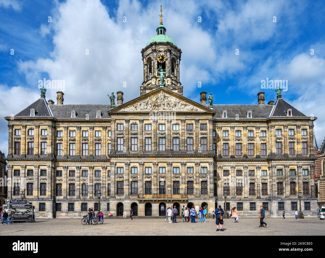 Königspalast Amsterdam (Koninklijk Paleis Amsterdam), Dam-Platz, Amsterdam, Niederlande Stockfoto