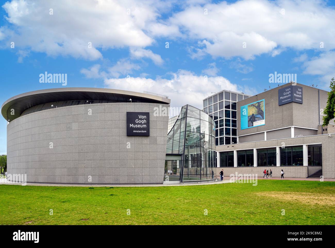 Das Van Gogh Museum, Museumplein, Amsterdam, Niederlande Stockfoto