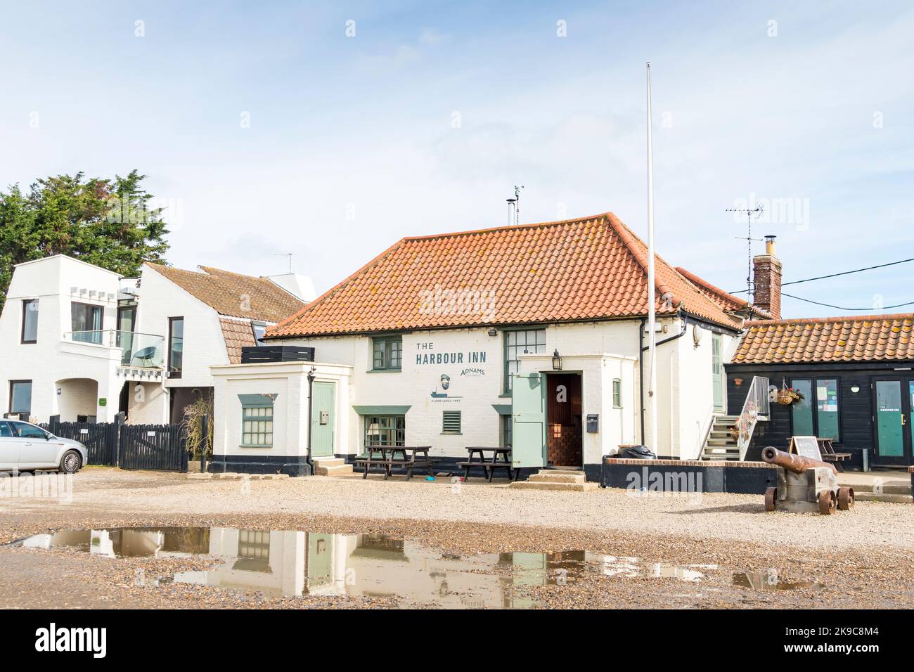 Das Harbour Inn Southwold Harbour, Suffolk 2022 Stockfoto