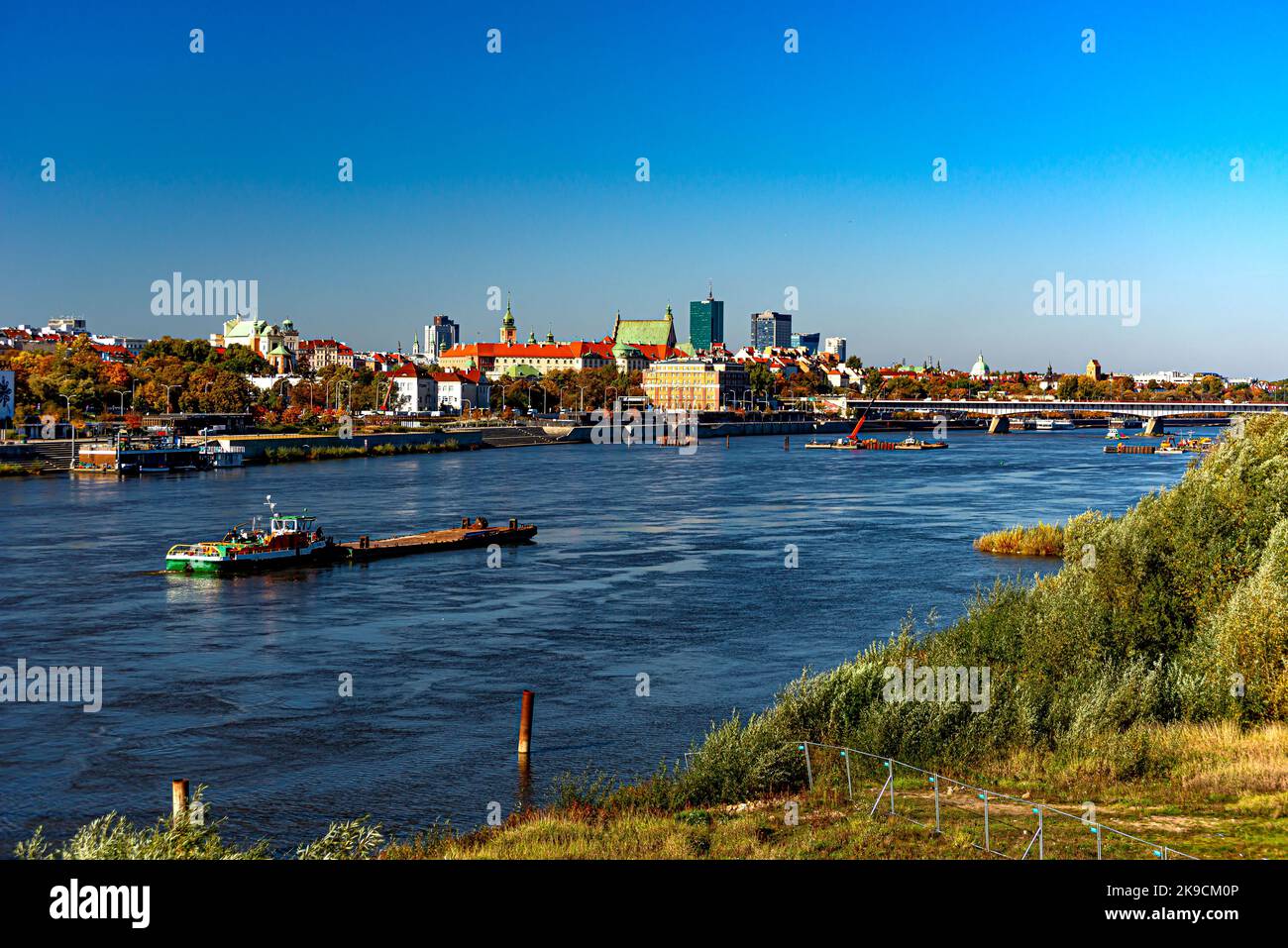 Warszawa , Wis³a, Stare Miasto, fot.Wojciech Fondalinski Stockfoto