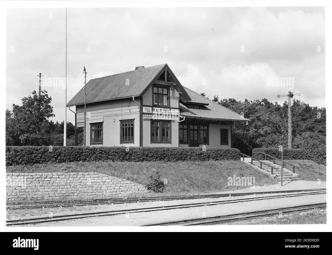Castless Station. Stockfoto