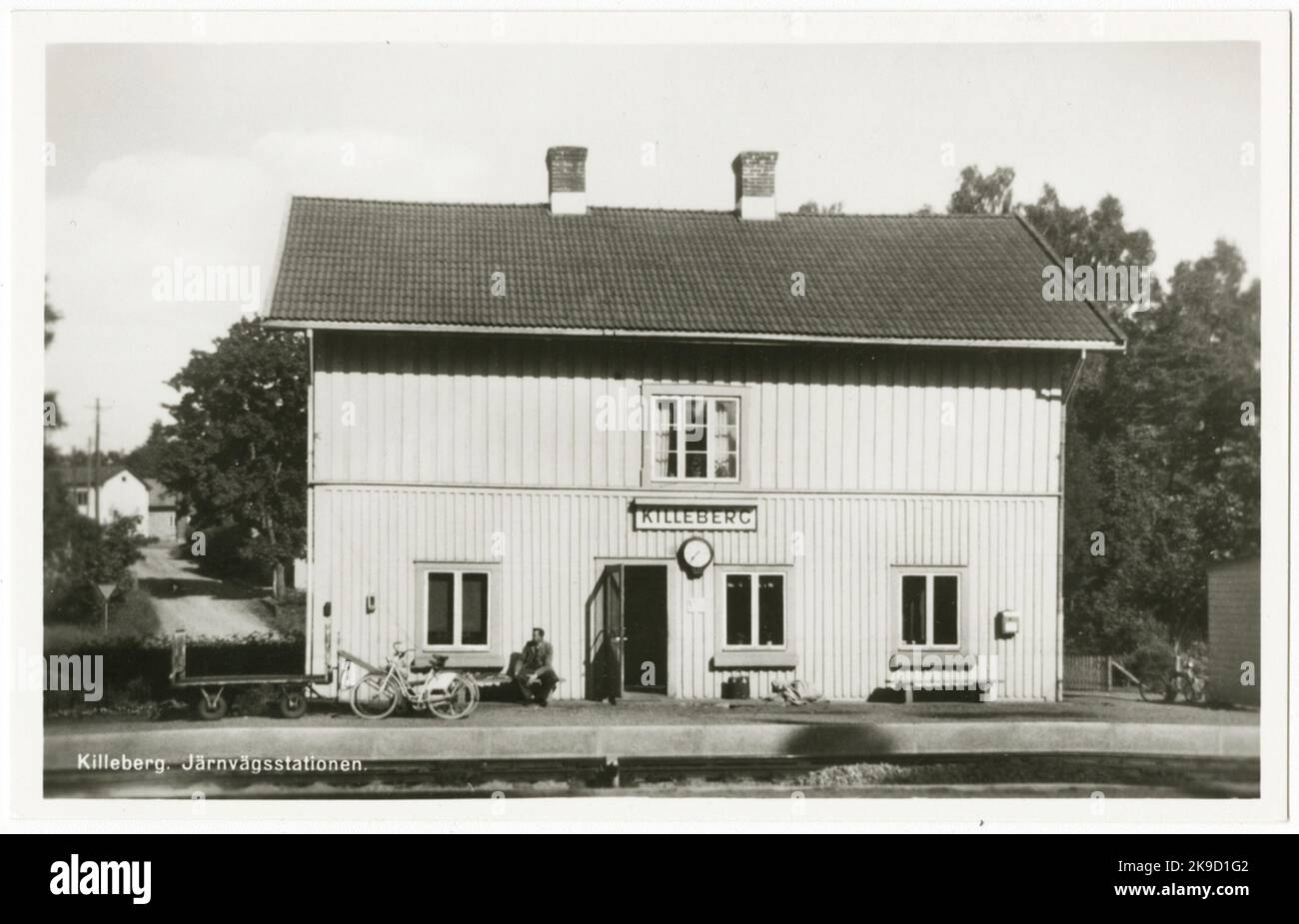 Killeberg Station. Stockfoto