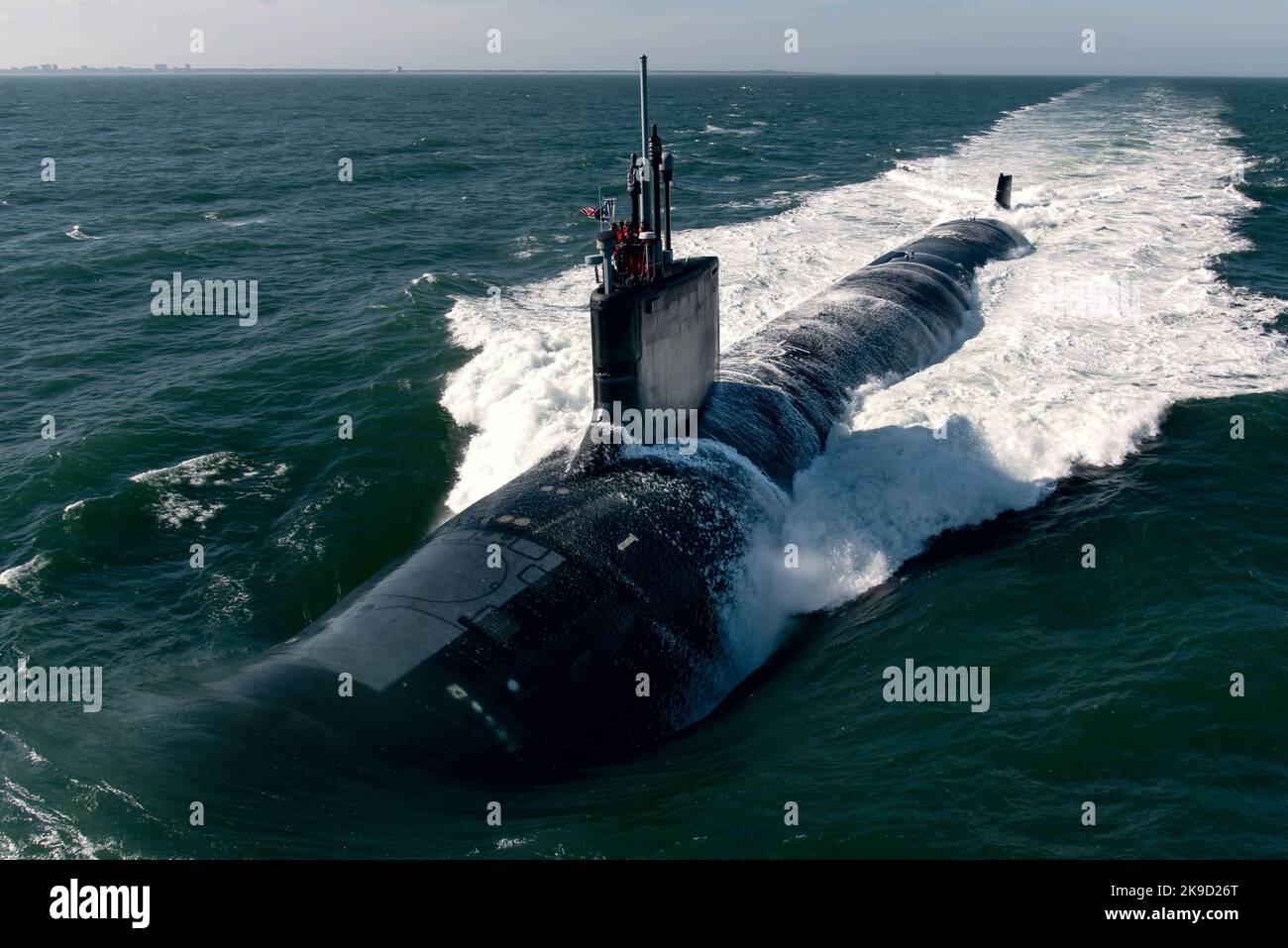 Montana (SSN 794) die US Navy Montana (SSN-794) ist ein U-Boot der US Navy der Virginia-Klasse. Stockfoto