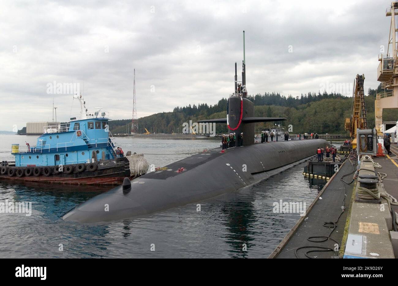 Strategic Missile Submarine, USS Nebraska (SSBN 739), U.S. Navy Stockfoto