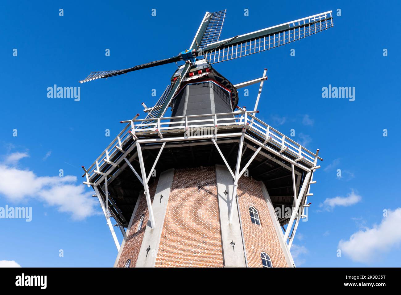 Molen Edens in Winschoten, Niederlande Stockfoto