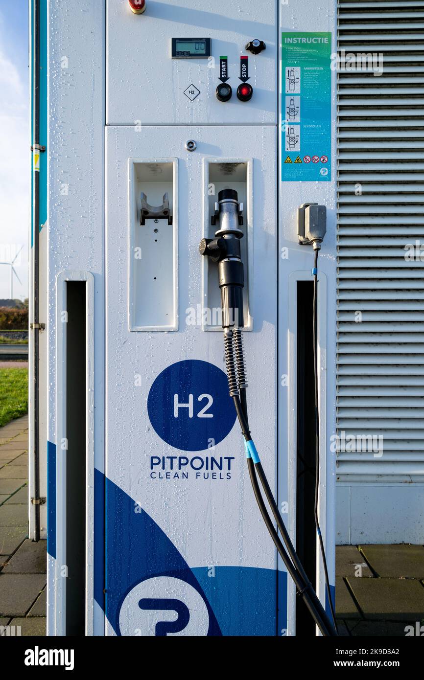 PitPoint Wasserstofftankstelle Stockfoto