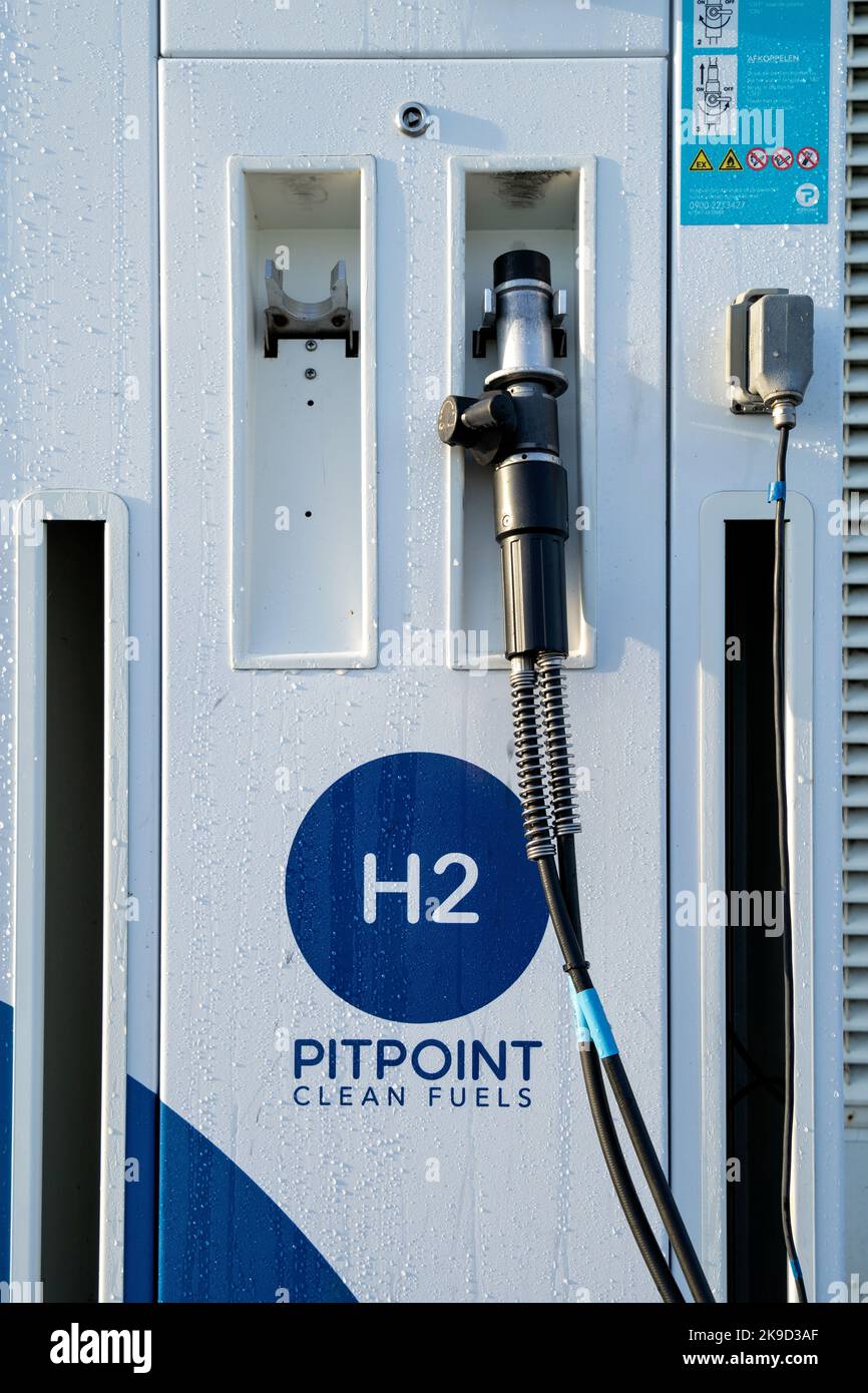 PitPoint Wasserstofftankstelle Stockfoto