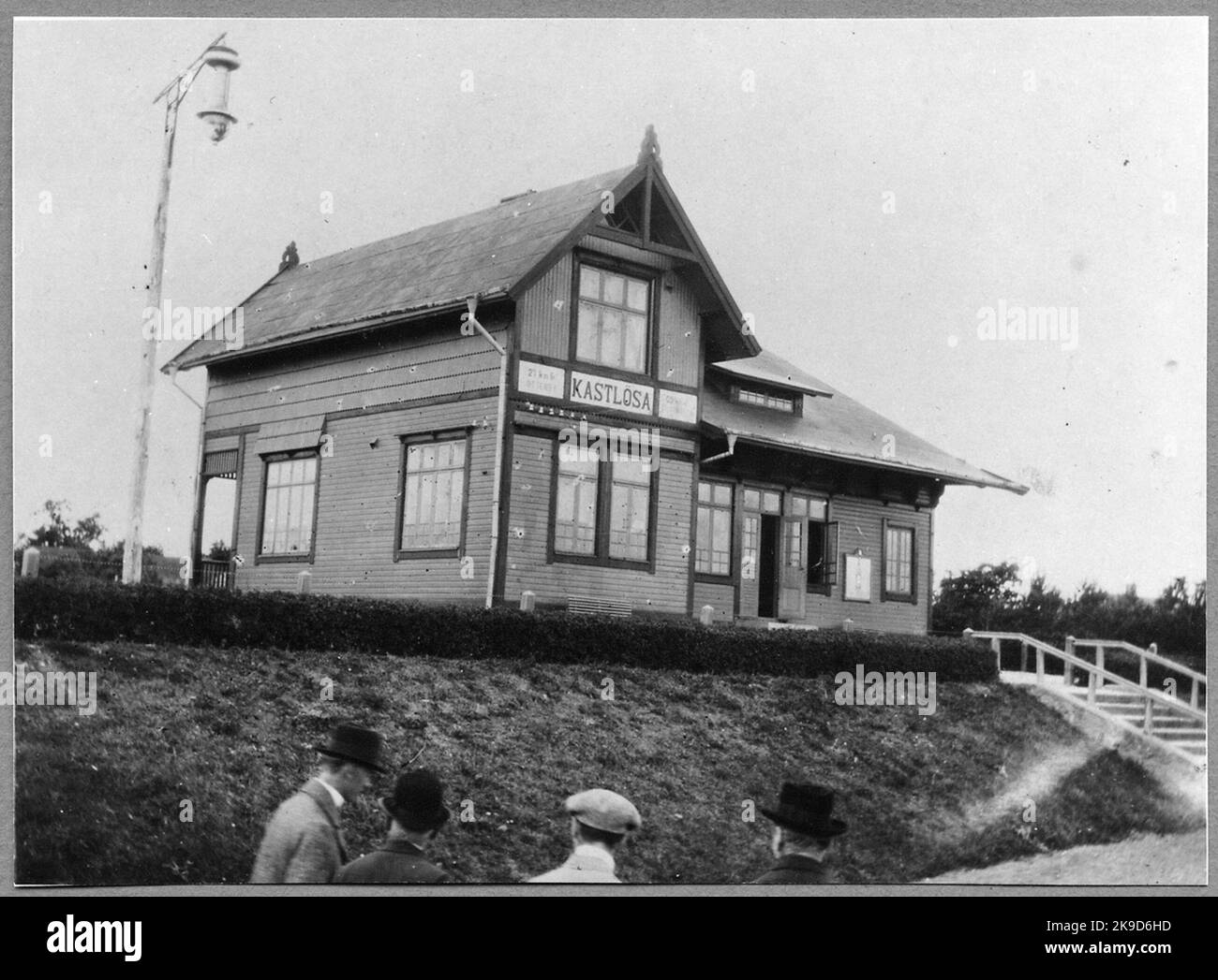 Castless Station. Stockfoto